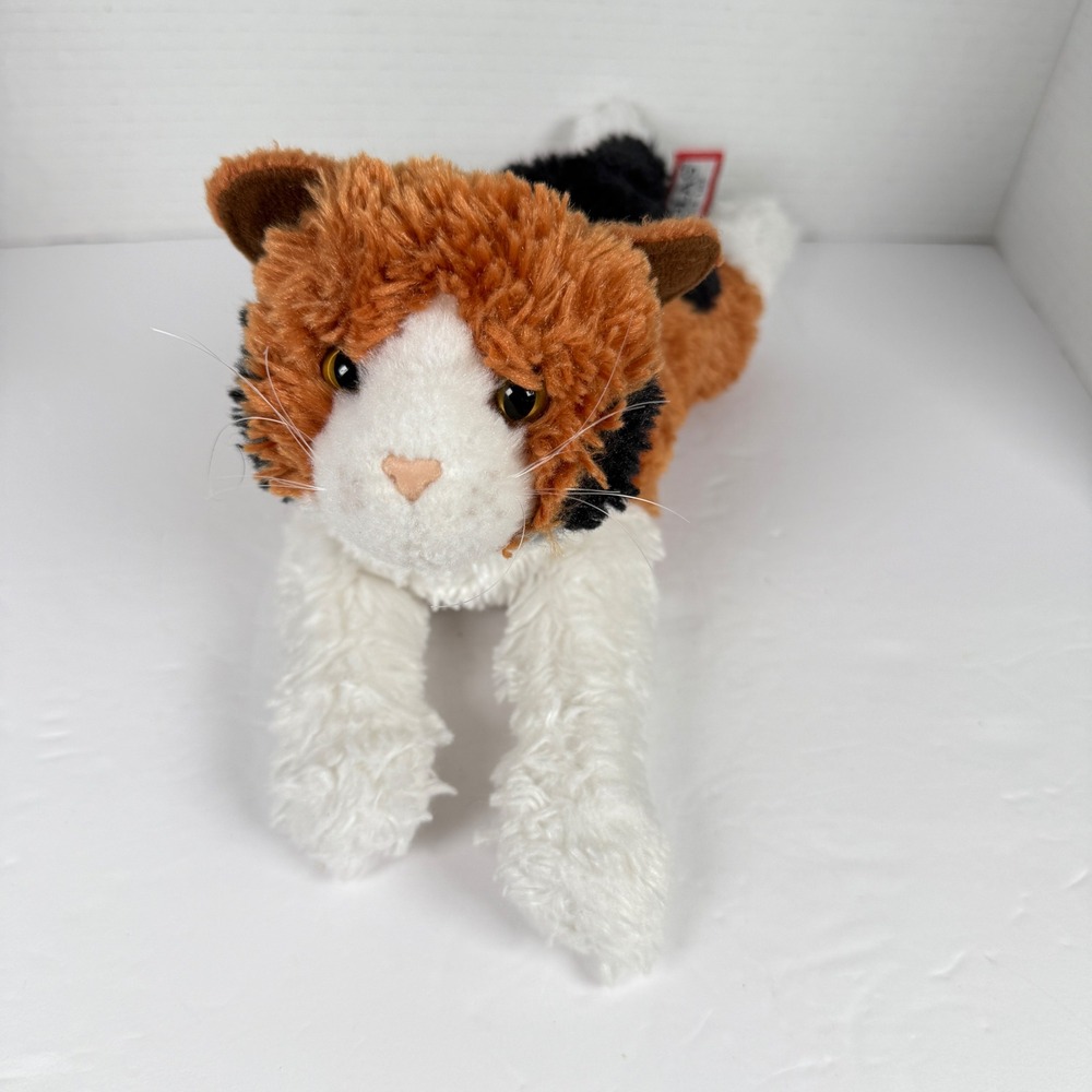 Douglas Calico Cat zesty Plush Orange Black White realistic floppy Stuff